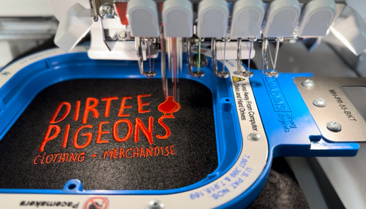 Elevating Fashion with Dirtee Pigeons' New Embroidery Services!
