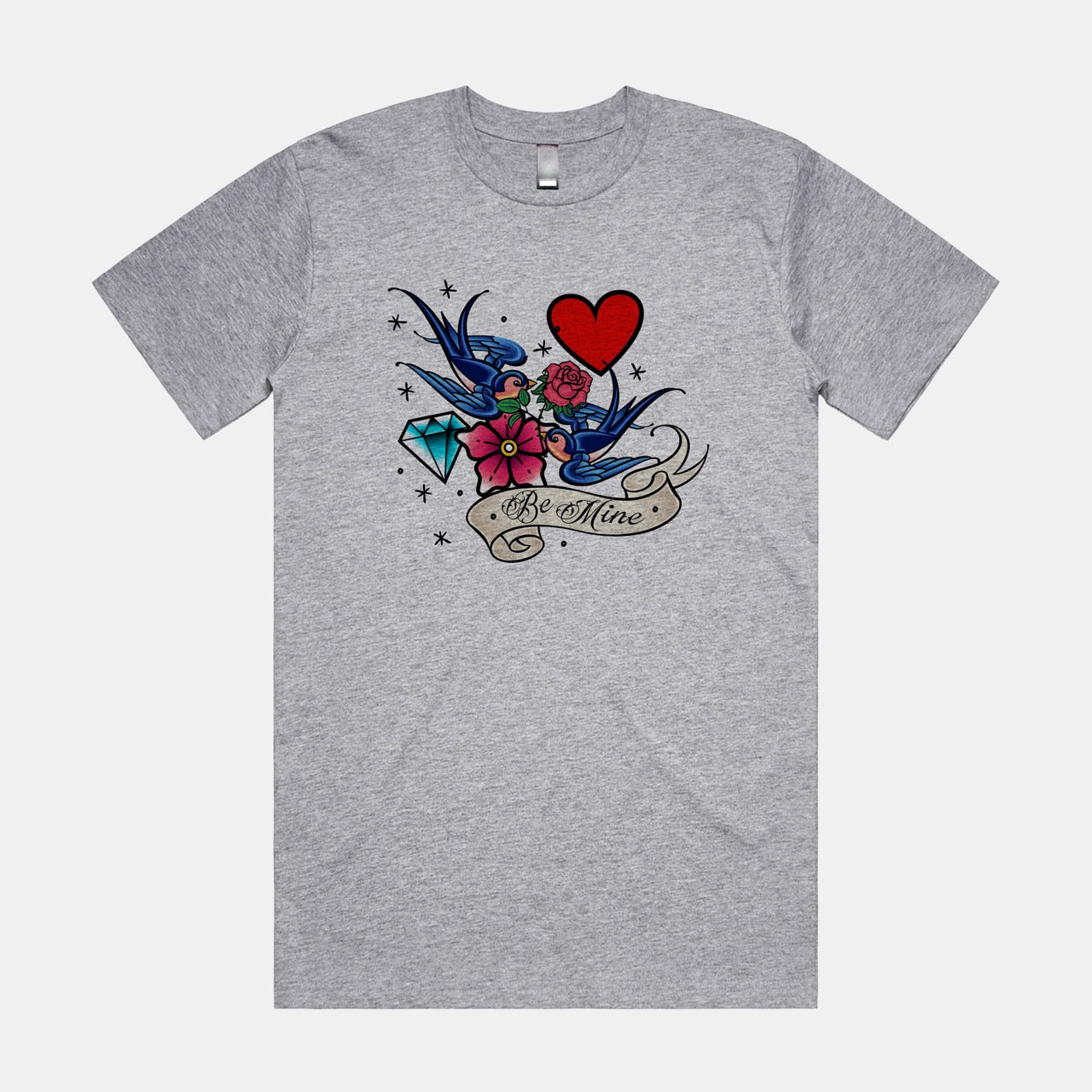 Be Mine - Grey T-shirt
