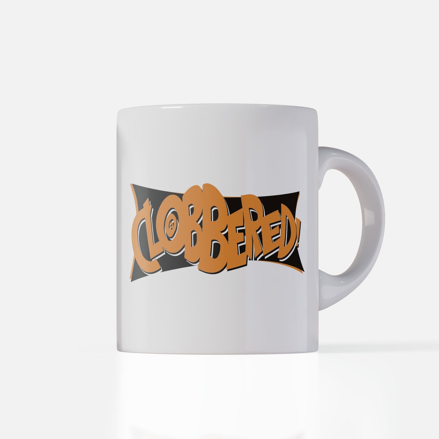 CLOBBERED! Ceramic Mug