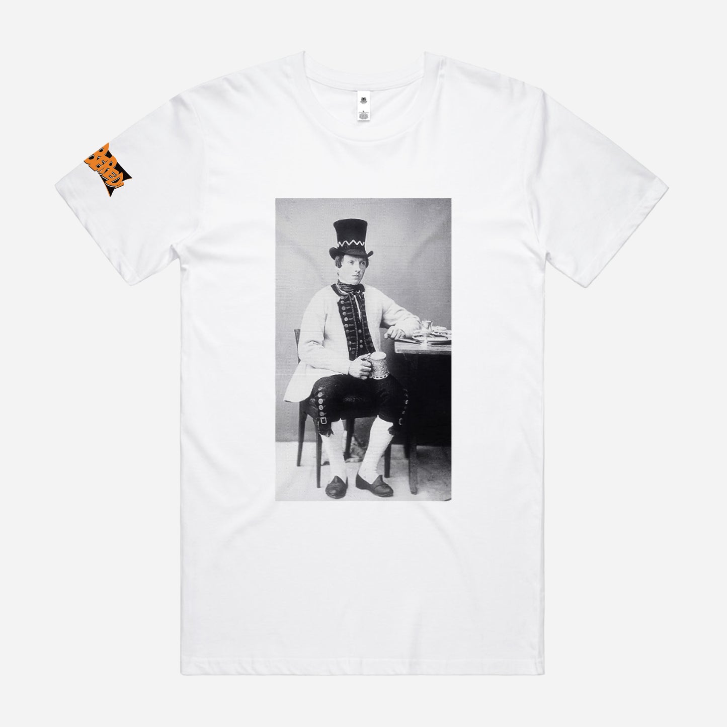 CLOBBERED! White T-shirt