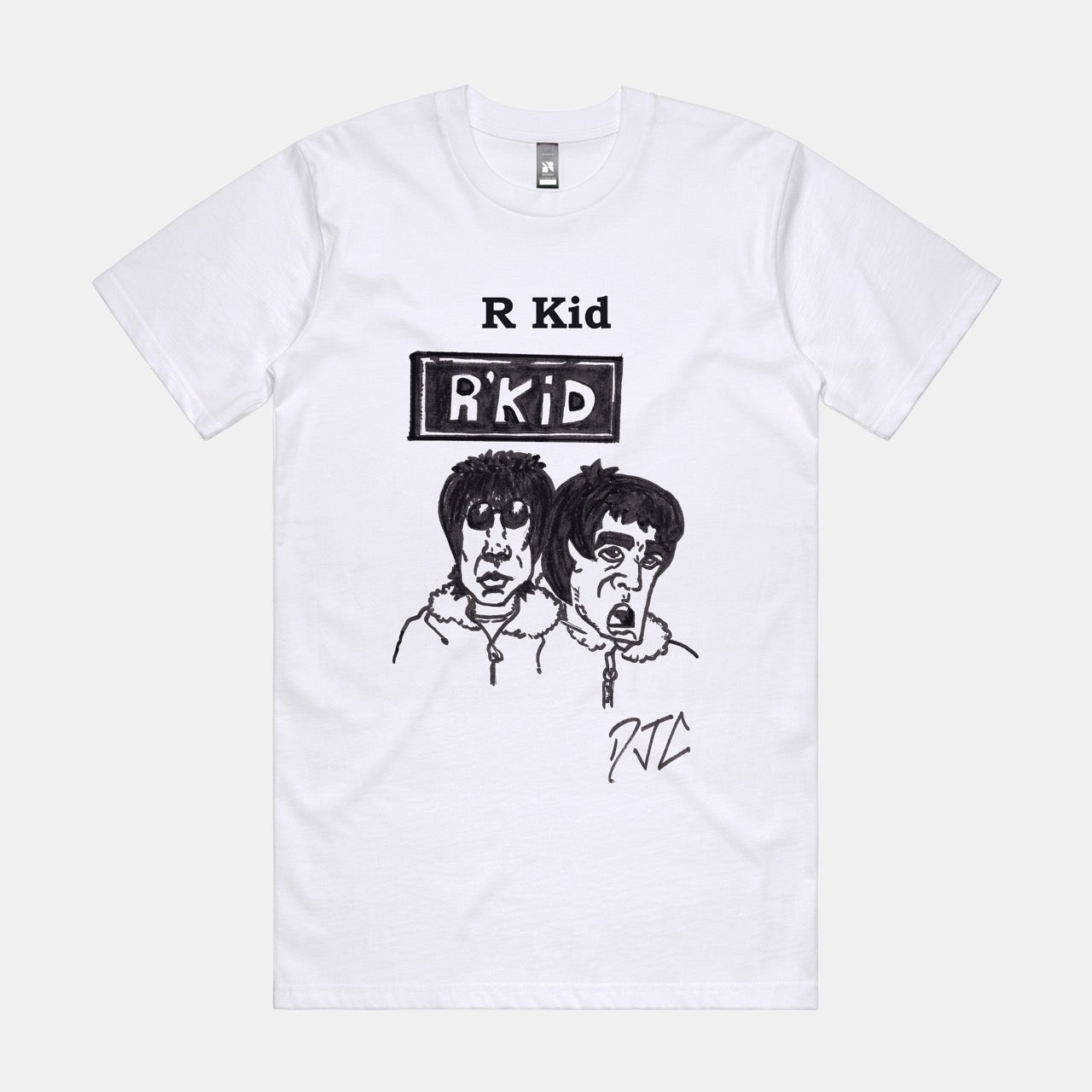 DJC - Liam & Noel Gallagher Artwork - White T-shirt