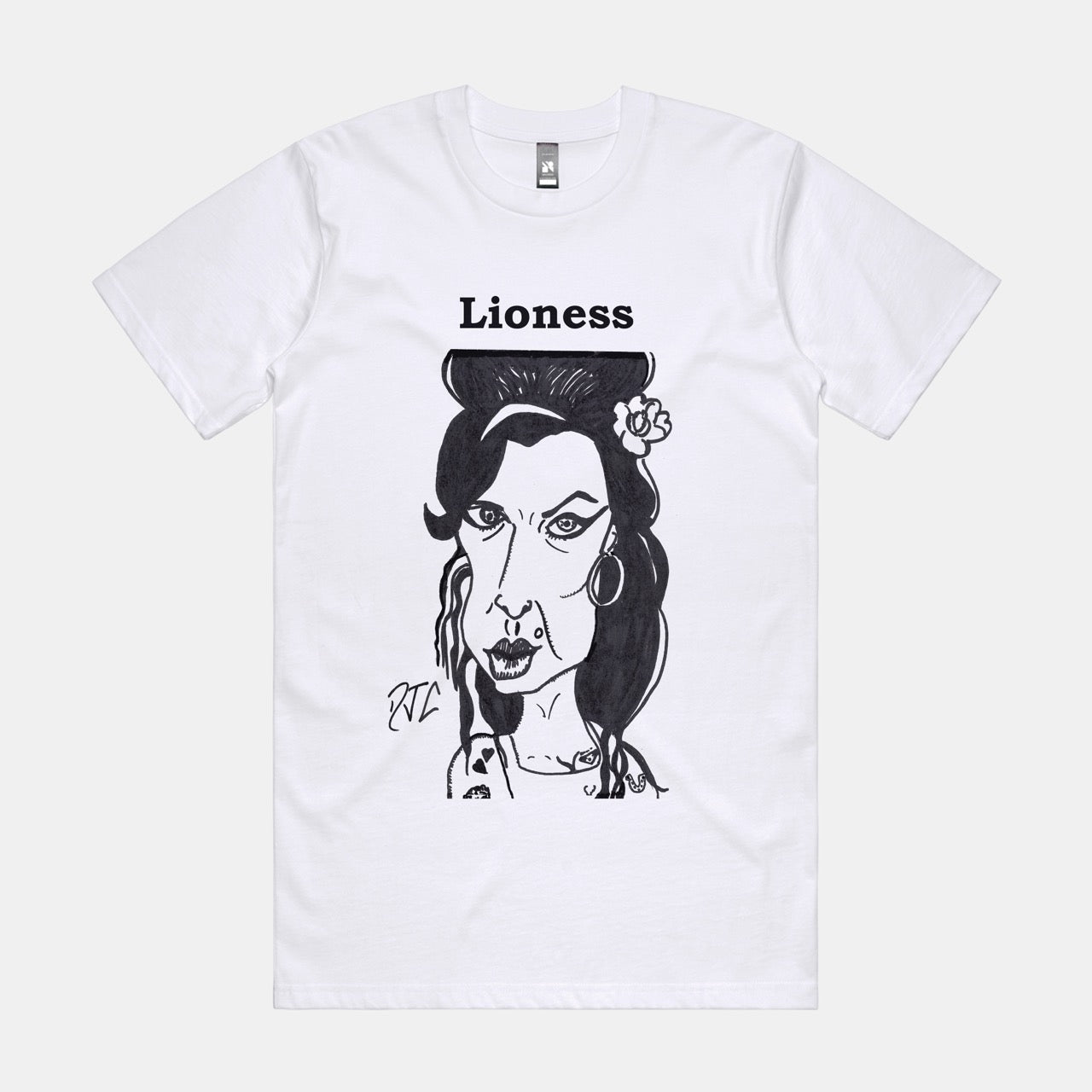 DJC - Amy Winehouse Artwork - White T-shirt