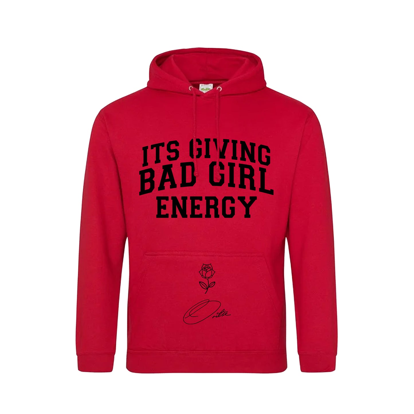 Its Giving Bad Girl Energy - Red Hoodie (JH001)