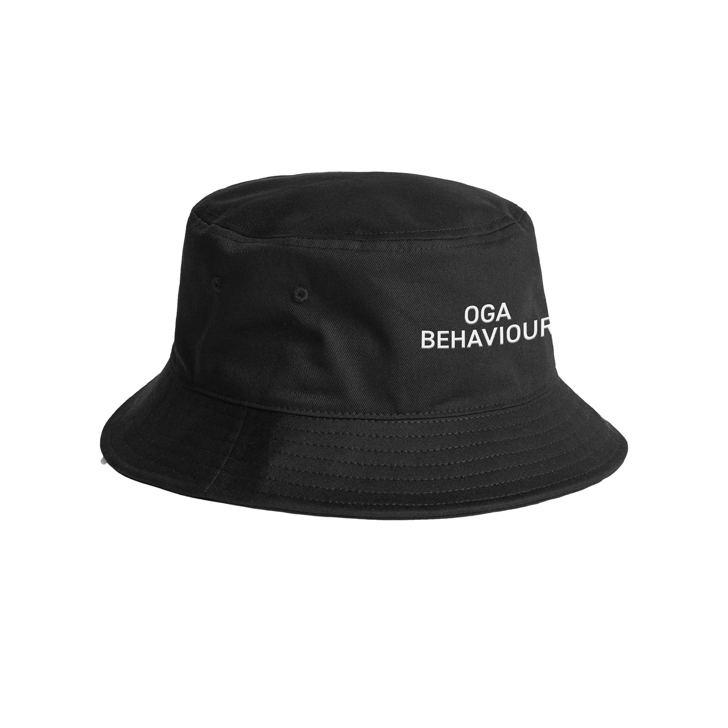 OGA Behaviour Branded Bucket Hat - Black