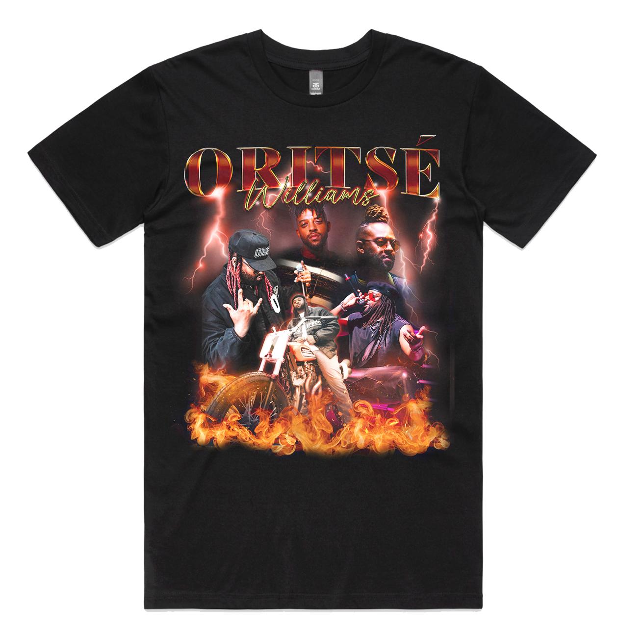 Oritsé Williams Official Graphic Print T-shirt - Black