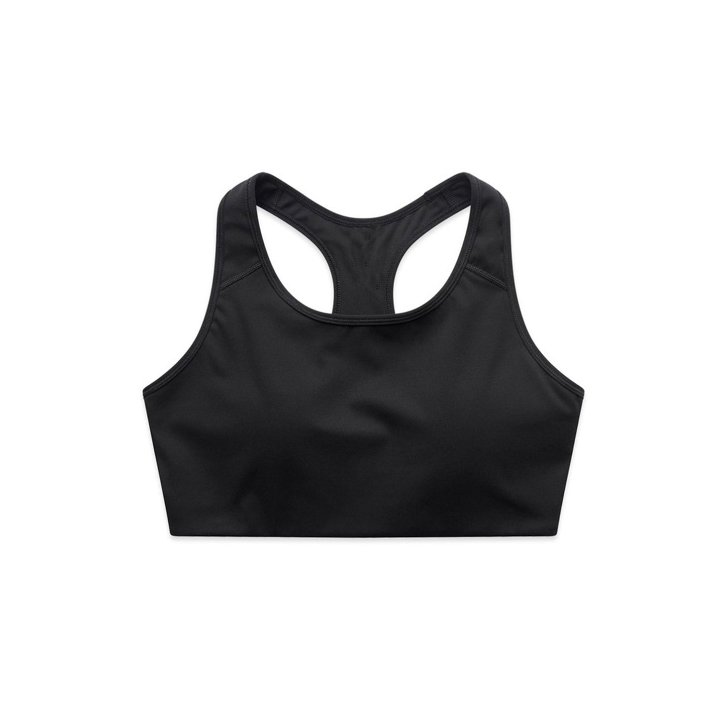 Luna Ray Branded Black Sports Bra