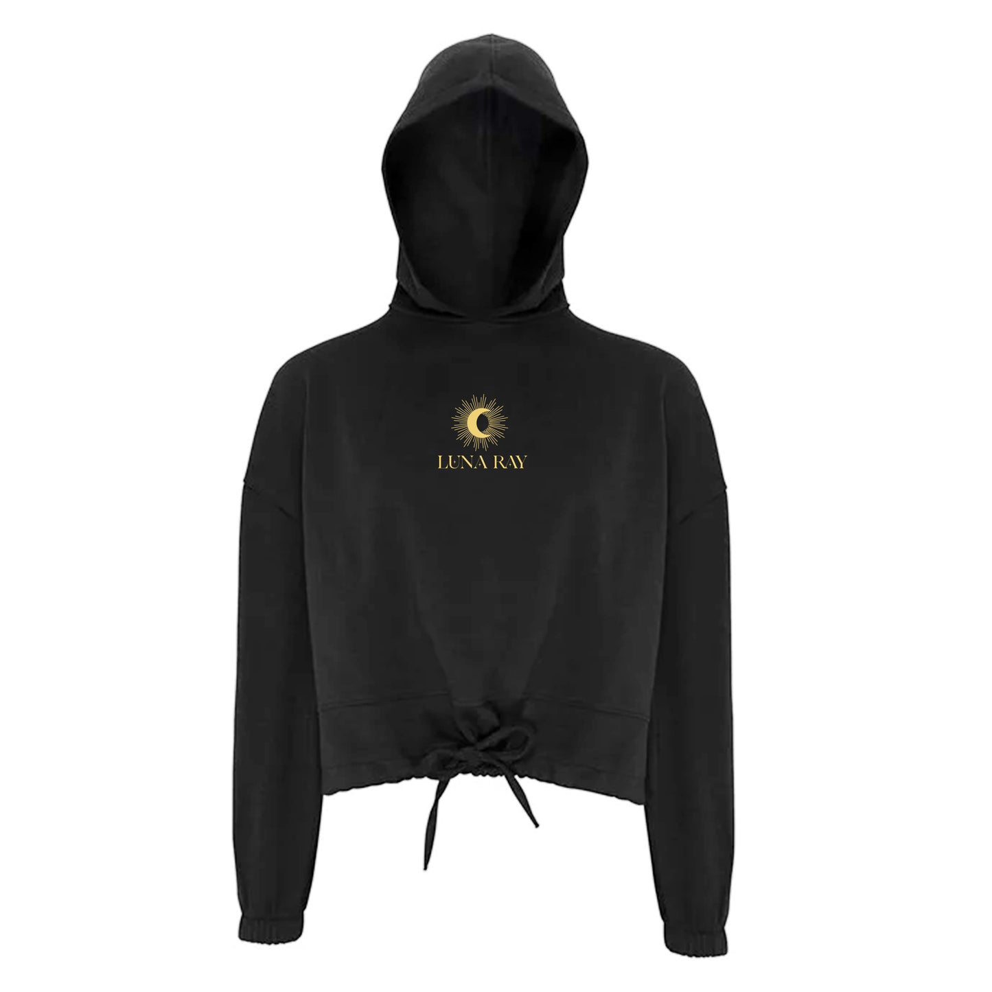 Moon Phases - Women's Oversized Cropped Hoodie