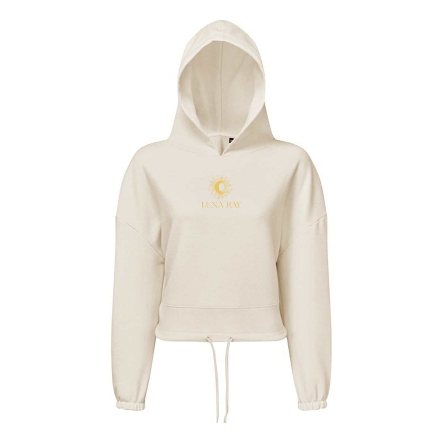 Moon Phases - Women's Oversized Cropped Hoodie