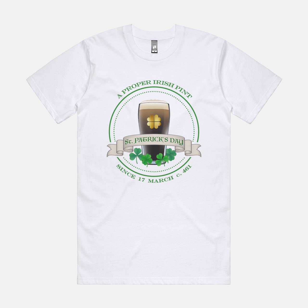 Proper Irish Pint - White T-shirt