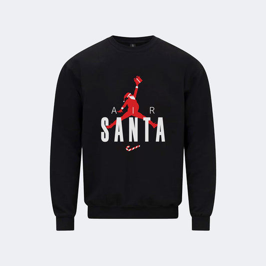 DP Christmas Jumper - Air Santa - Black