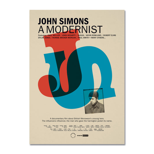John Simons - A Modernist - A3 Poster