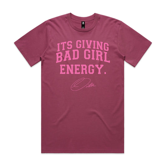 Bad Girl Energy - Signature Berry T-shirt (5026)