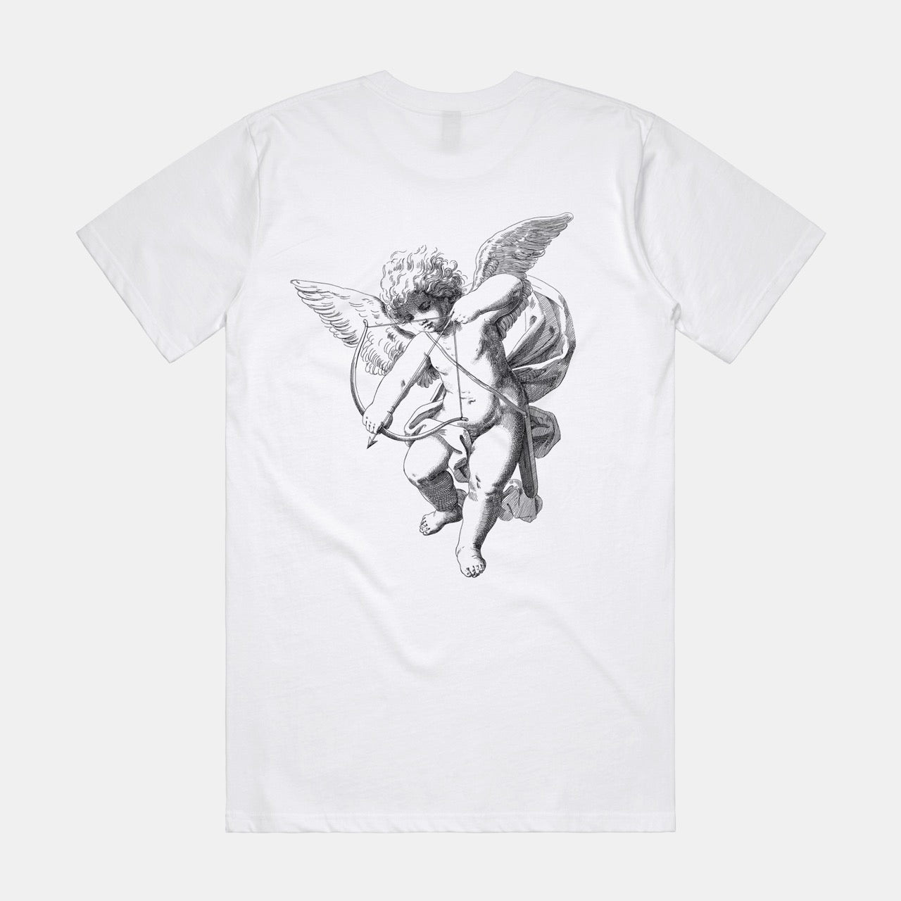 The Cupid - Double Sided White T-shirt
