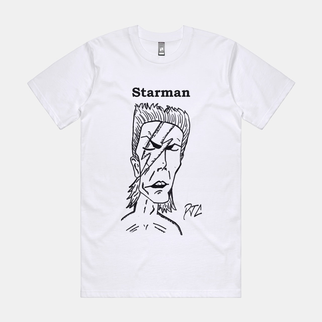 DJC - David Bowie Artwork - White T-shirt