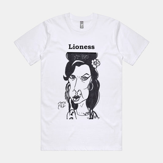 DJC - Amy Winehouse Artwork - White T-shirt