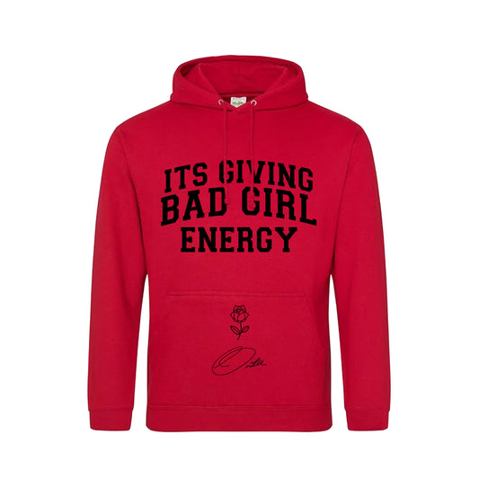 Its Giving Bad Girl Energy - Red Hoodie (JH001)