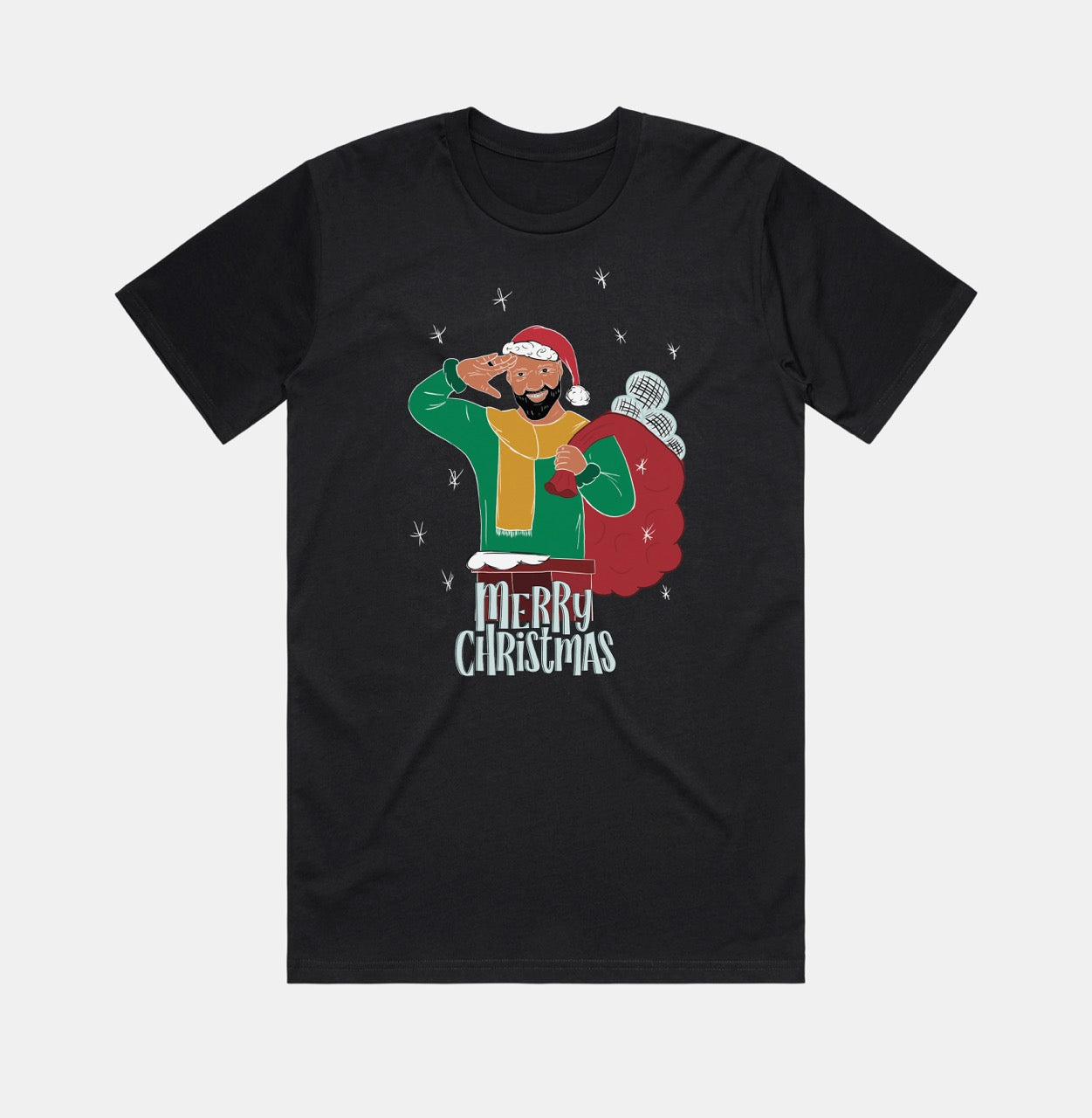 JB Christmas Collection T-shirt - Black