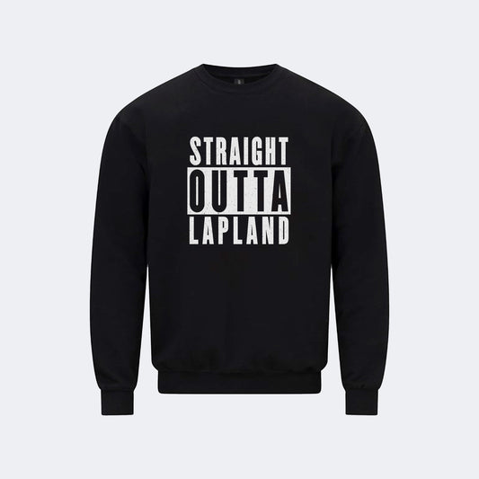 DP Christmas Jumper - Straight Outta Lapland - Black