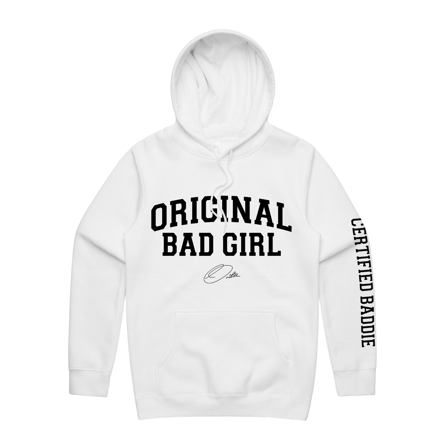 Original Bad Girl - Certified Sleeve - Signature Hoodie (5102)